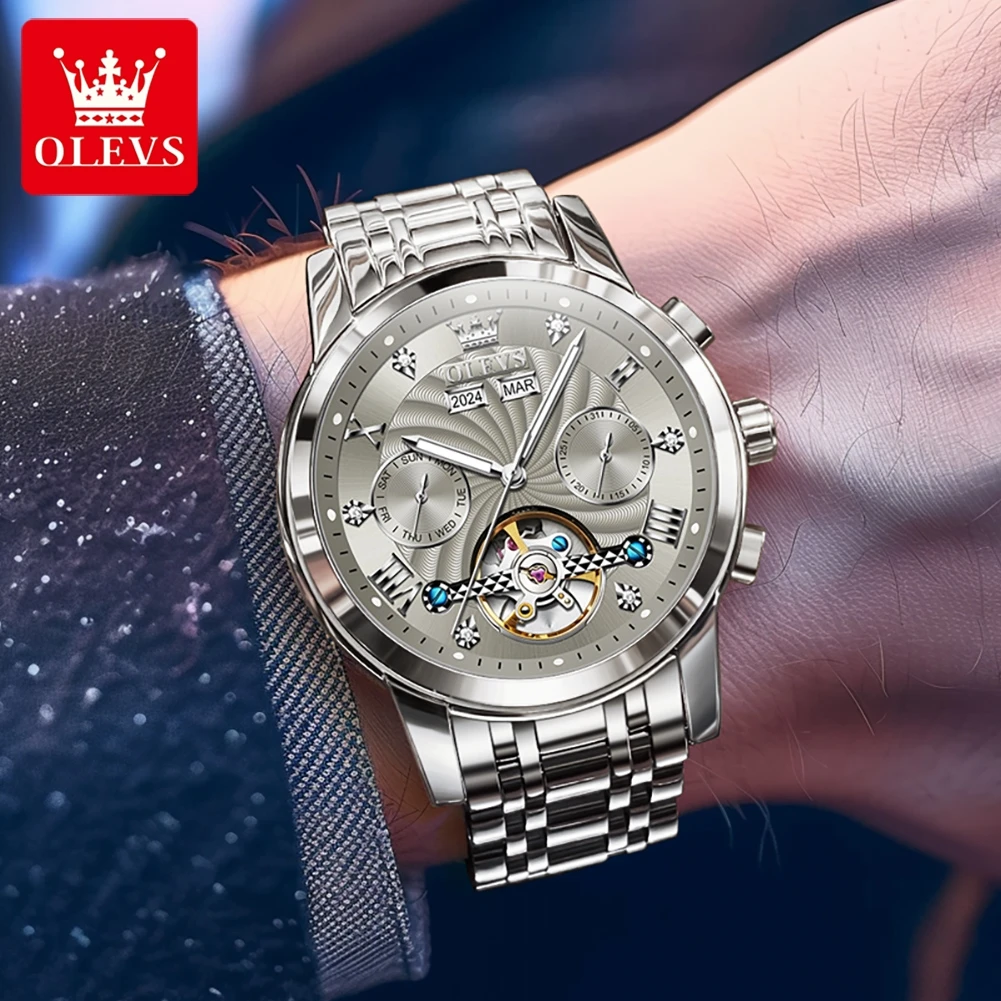 OLEVS 7088 Orologio da uomo di - Luxury Watch Hd recensione e prezzo