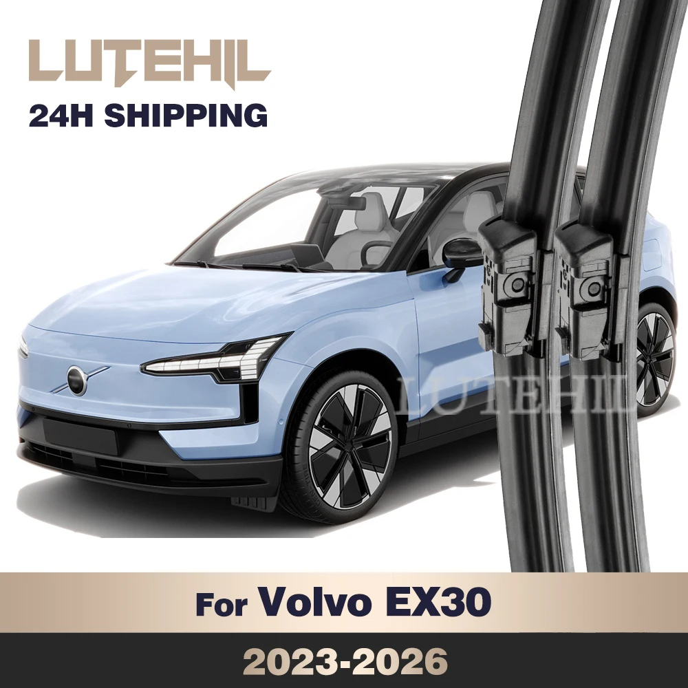 

For Volvo EX30 2023-2026 2024 2025 Wiper Front Wiper Blades Windshield Windscreen Window Brush 26"+18"