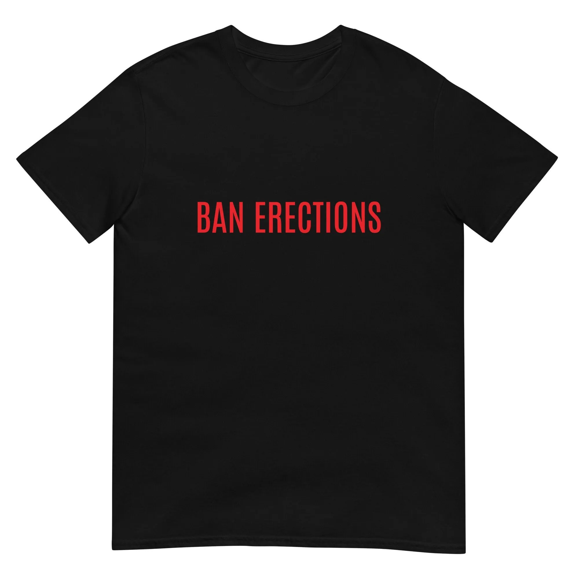 Ban Erections T Shirt Funny Gag Gen Z