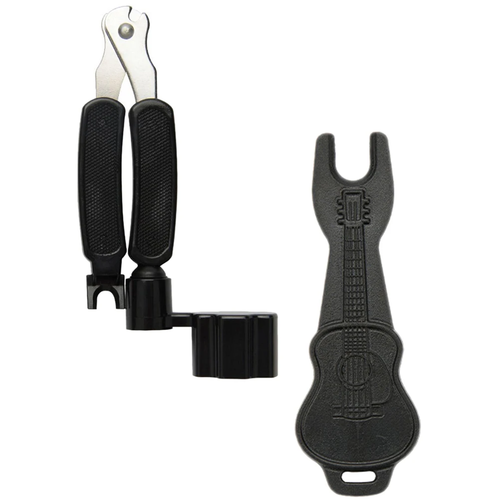

2 Pcs Guitar String Tool Portable ABS Stainless Steel Maintenance Supplies Winder Repair Accessories Bass Adjustment