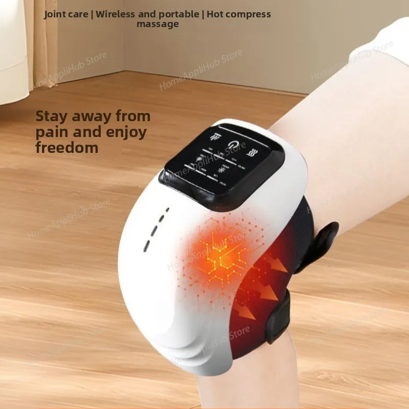 foreverlily Smart Cordless Knee Massager Vibration Air Pressure Knee Relaxing Massage Electric Elbow Shoulder Knee masajeador