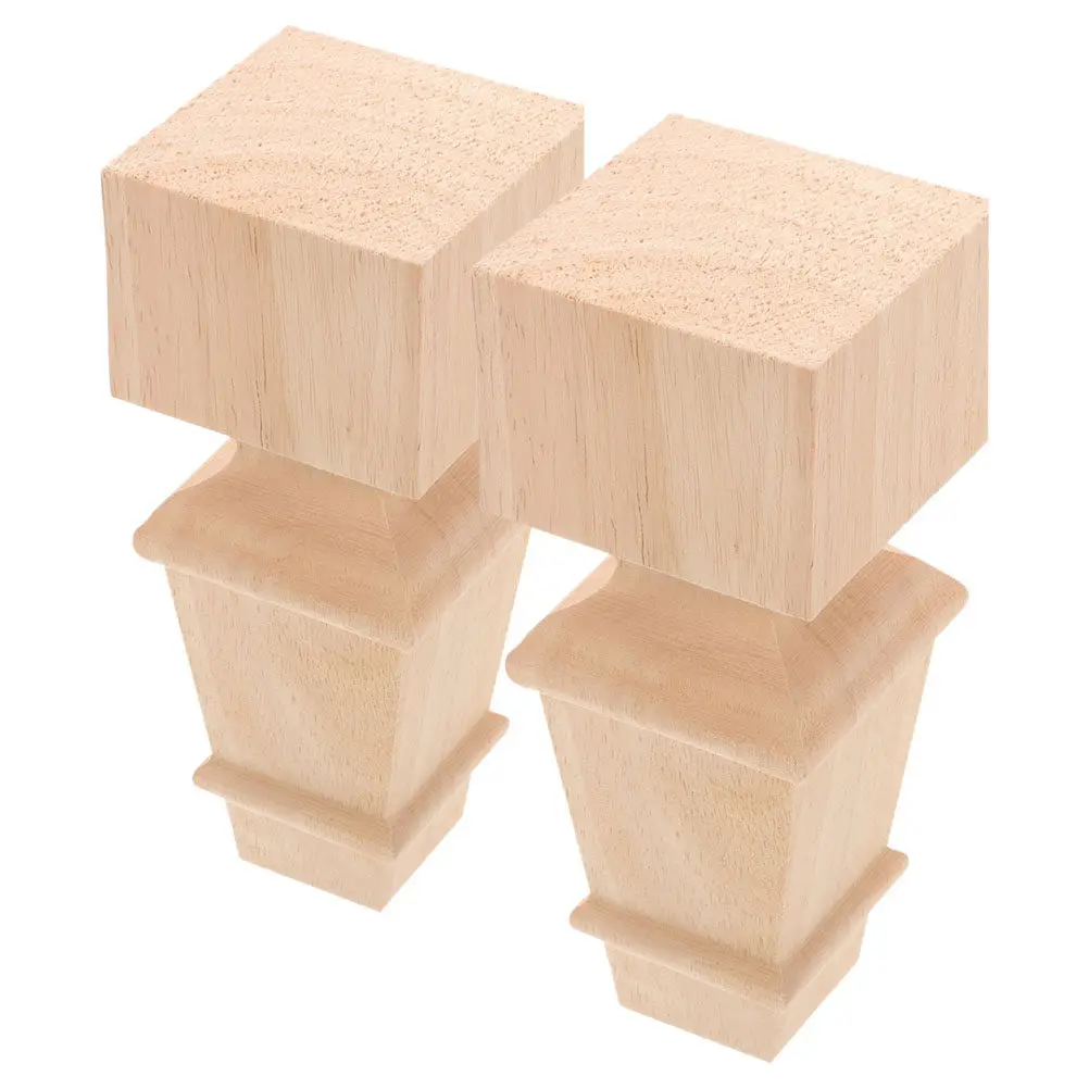 

2 шт. деревянных прочных ножек для мебели: для столов, шкафов, комодов, диванов. Короткие деревянные опоры для домашнего использования.