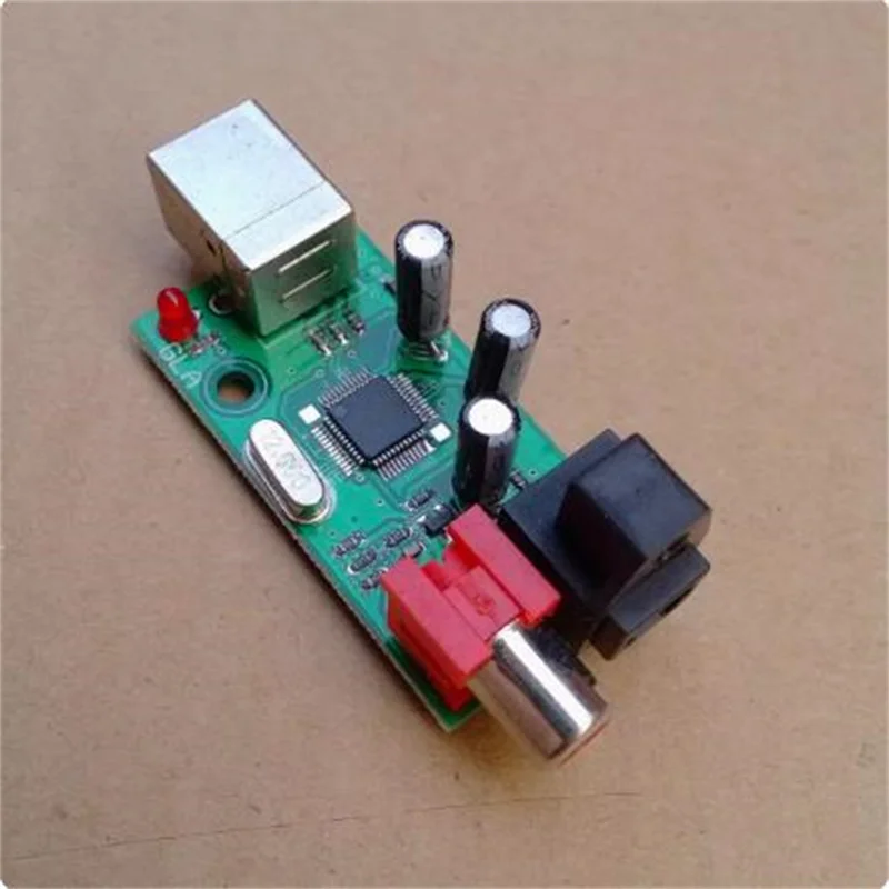 GLA USB sound card USB to coaxial/fiber/SPDIF/DTS/AC3 conversion board