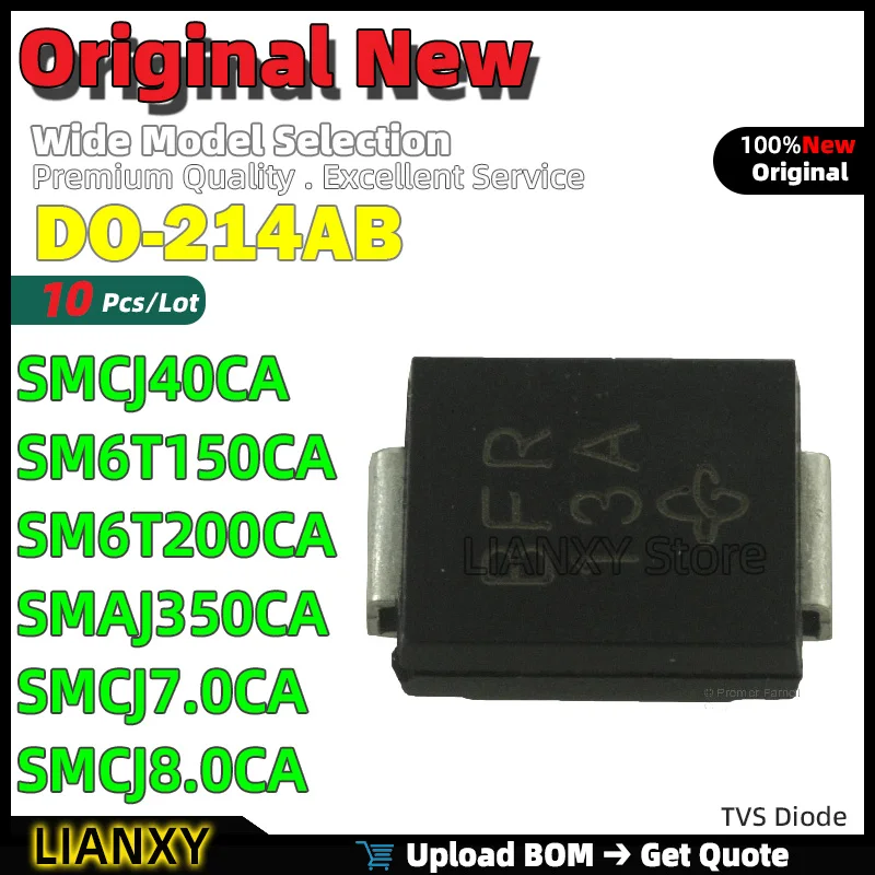 10Pcs DO-214AB SMCJ…