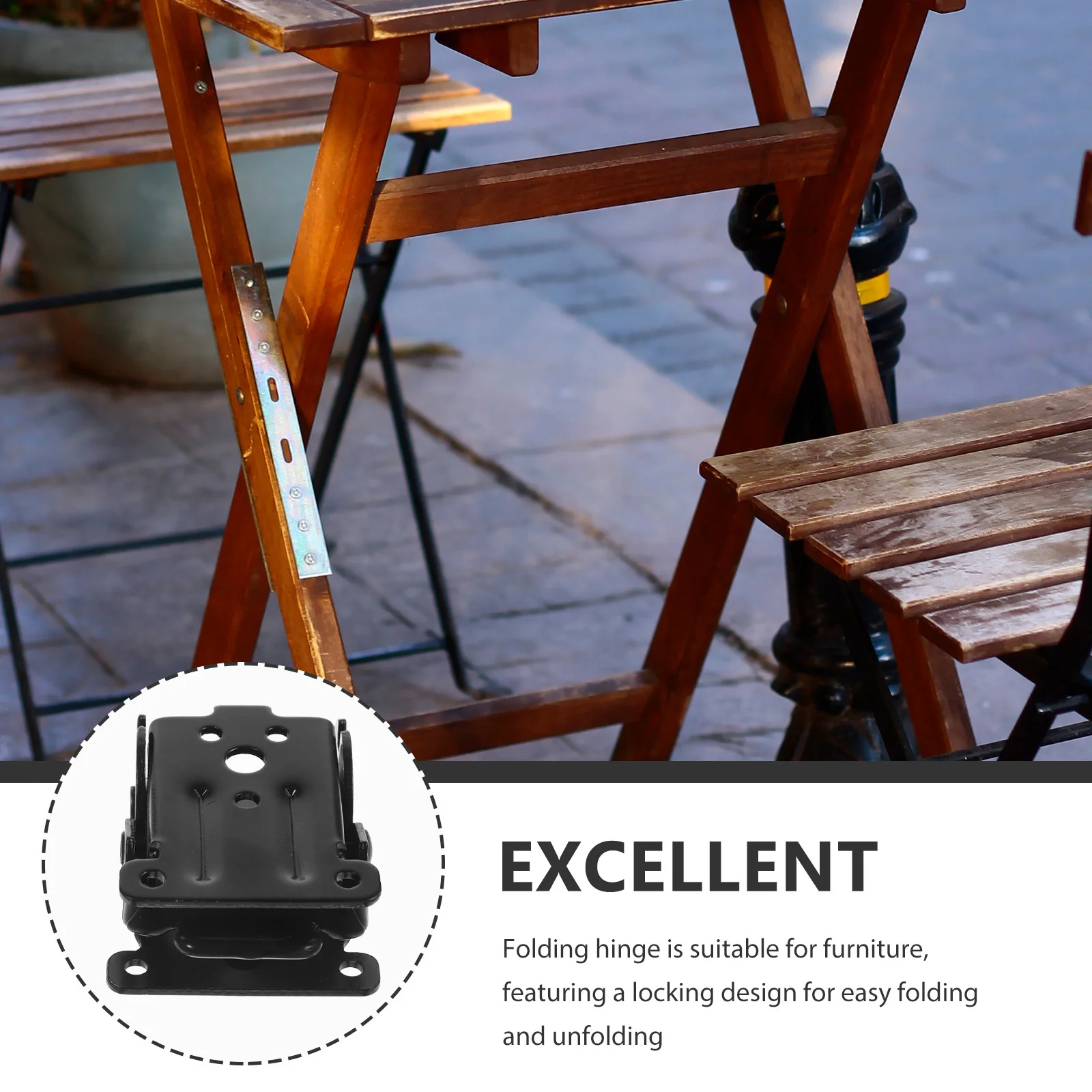 

4pcs Folding Table Leg Folding Bracket 90 Degree Locking Hinge For Furniture Computer Desk Dining Table Foldable Support Hinge