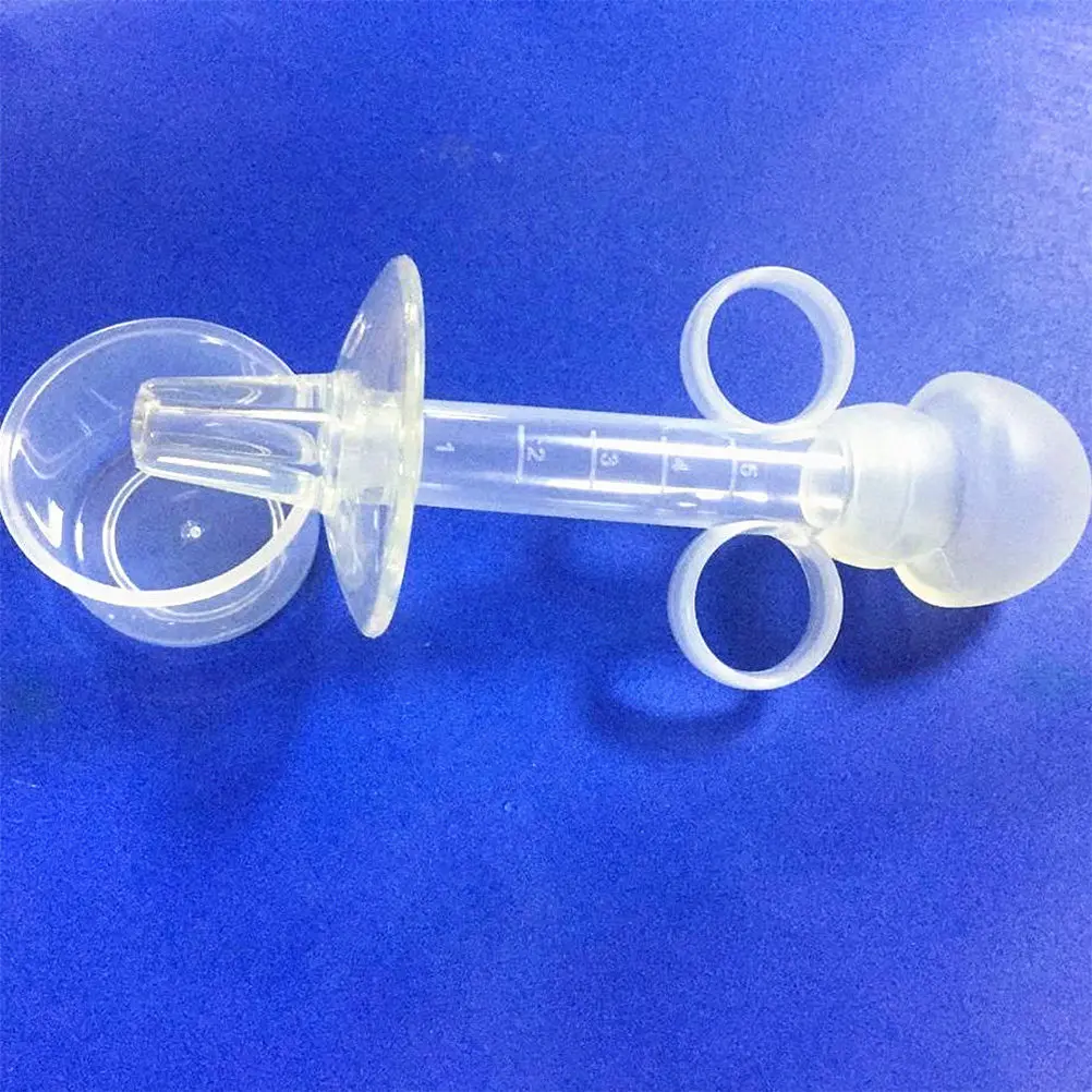 

1Set Baby Feeder Silicone Design Food Grade PP Safe Accurate Liquid Dispenser Portable Lightweight Infant