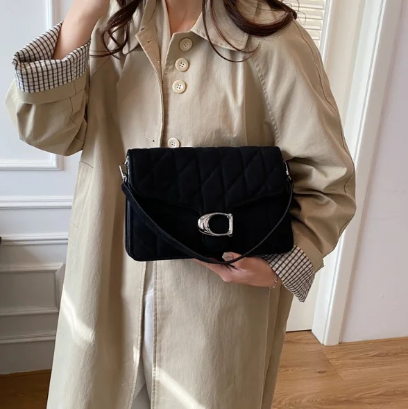 حقائب نسائية عصرية عالية الجودة، حقائب كاجوال مائلة ومتعددة الاستخدامات، حقائب يد للركاب ذات سعة كبيرة #3