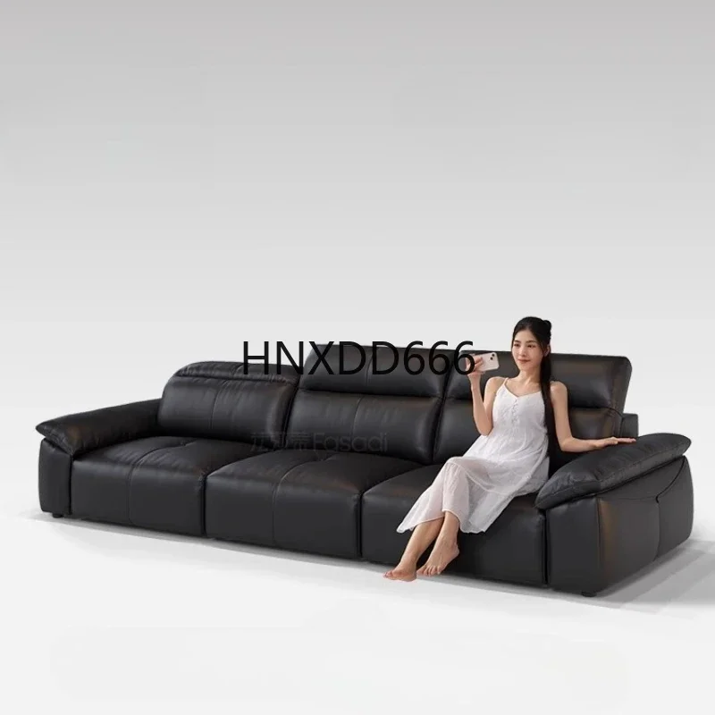 

Итальянские диваны из натуральной кожи, роскошные 3-местные черные сиденья для любви, электрический диван, диван с откидной спинкой, мебель для дома Wohnzimmer