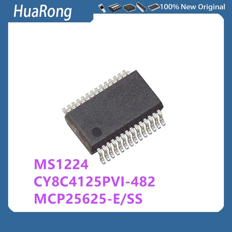 10Pcs/Lot MS1224 CY8C4125PVI-482 CY8C4125 MCP25625-E/SS MCP25625 SSOP28