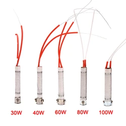 내구성 납땜 다리미 코어, 외부 열 가열 요소 교체 용접 장비, 용접 도구, 220V, 30W, 40W, 60W, 80W, 100W, 1PC