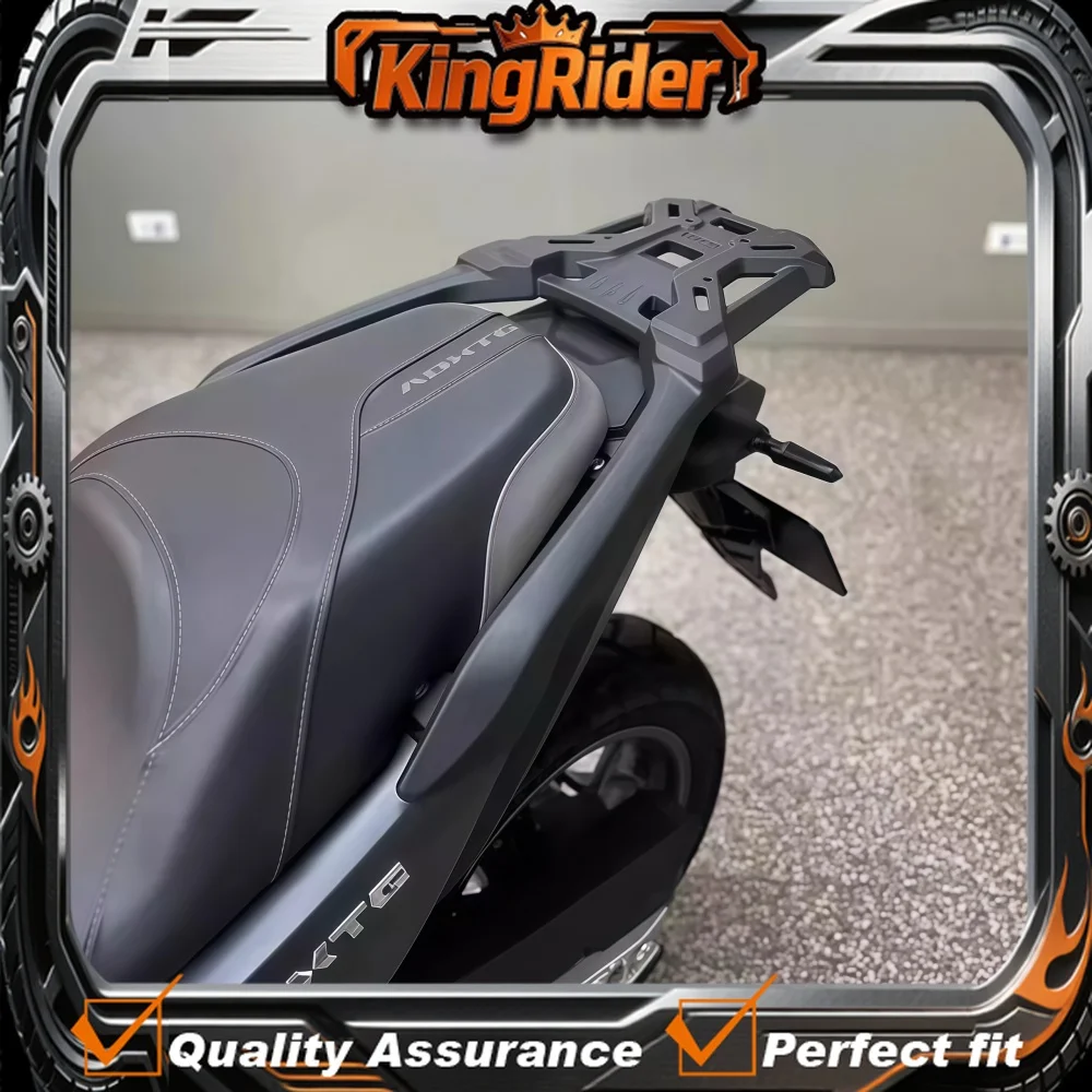 For SYM ADXTG 400 motorcycle aluminum alloy tail rack tail box rack thickened integrated trunk bracket armrest sym adx tg 400