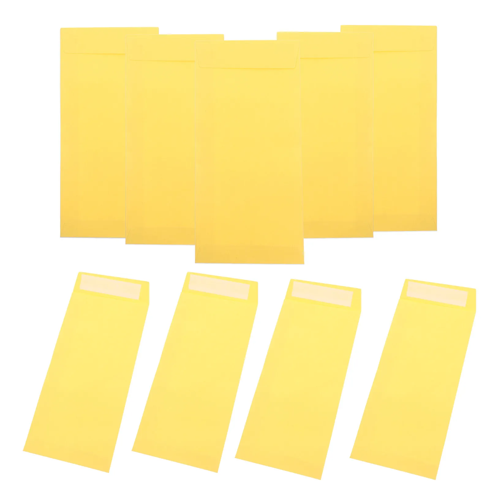 60Pcs Business Envelopes Paper Self Seal Letter Covers Invitation Security Card Holders Convenient Multi Function Storage
