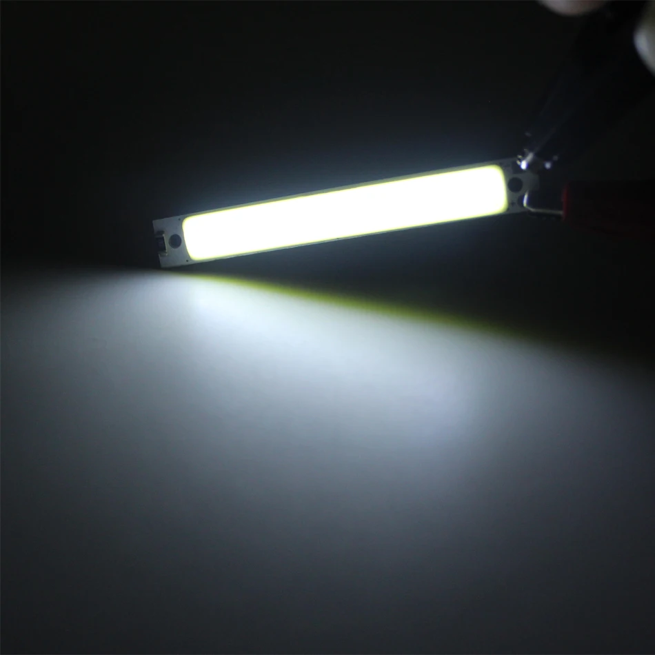 1PCS 60x8mm 6008 COB LED Bulb 3W Light Warm Cold White Blue Red LED COB Strip Bulb DC 3V 6V Chip for DIY Work Bicycle Lighting