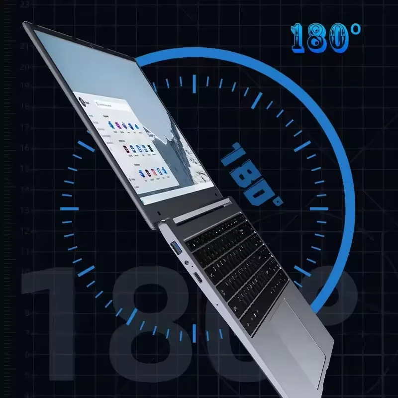 2025 New Core i9 8950HK Portable Laptop Computer 16GB DDR4 1TB 2TB SSD 14.1" Notebook Windows 11 Pro 4K Office Study Gaming PC