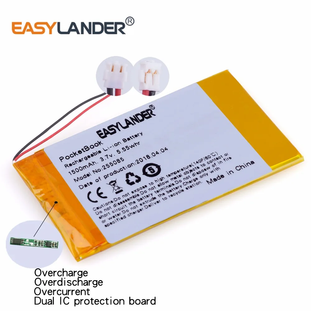 3.7 فولت 1500 مللي أمبير بطارية ليثيوم أيون ليثيوم بوليمر قابلة للشحن لجيب 611 11