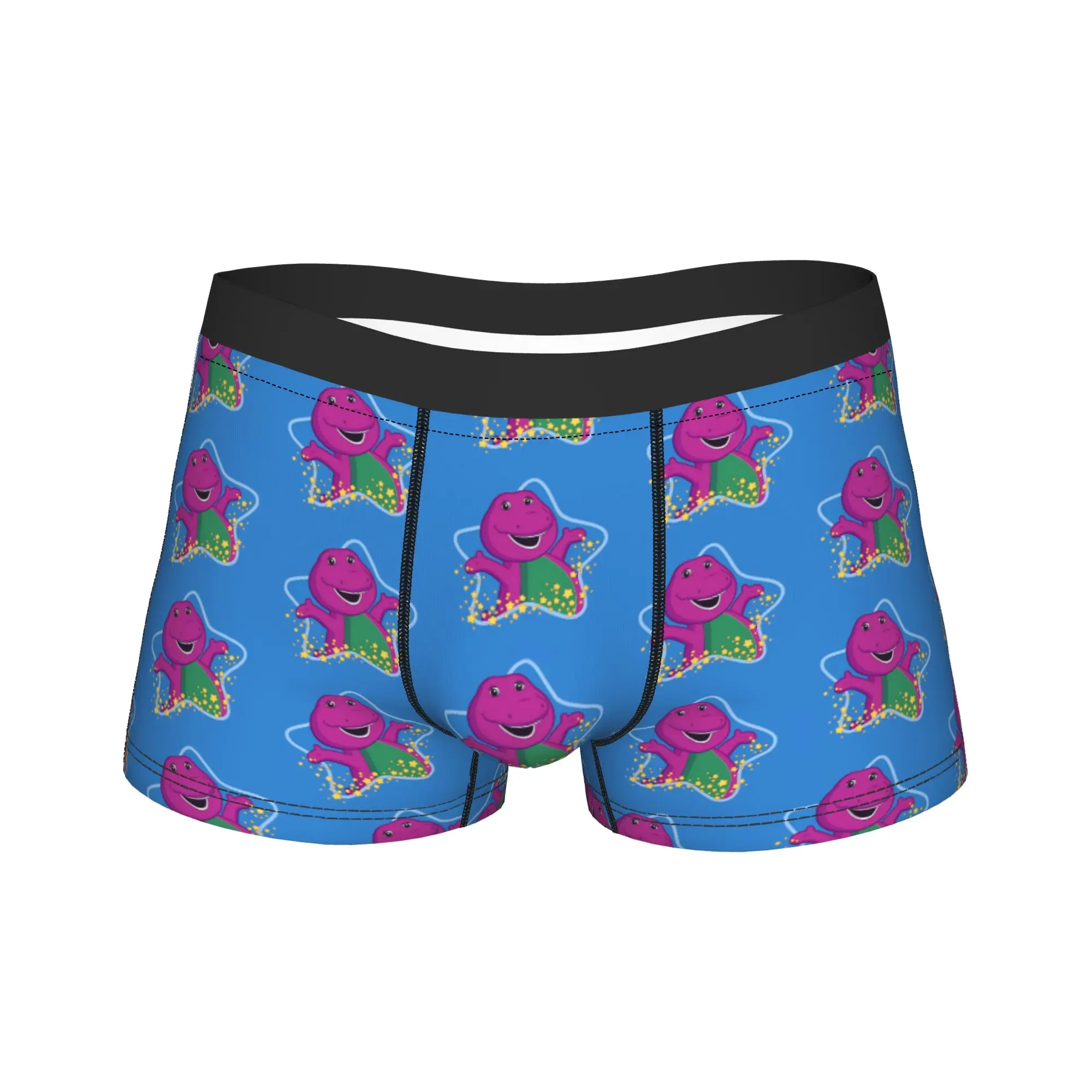 

Novelty Boxer Barneys Friends Dinosaur Shorts Panties Briefs Men Underwear Cartoon Breathable Underpants for Male Plus Size