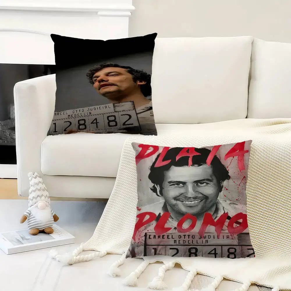 

Lord Pablo Escobar Narcos Mugshot Cushion Cover Decorative Pillow Sofa Home Decor Case Pillow Cases
