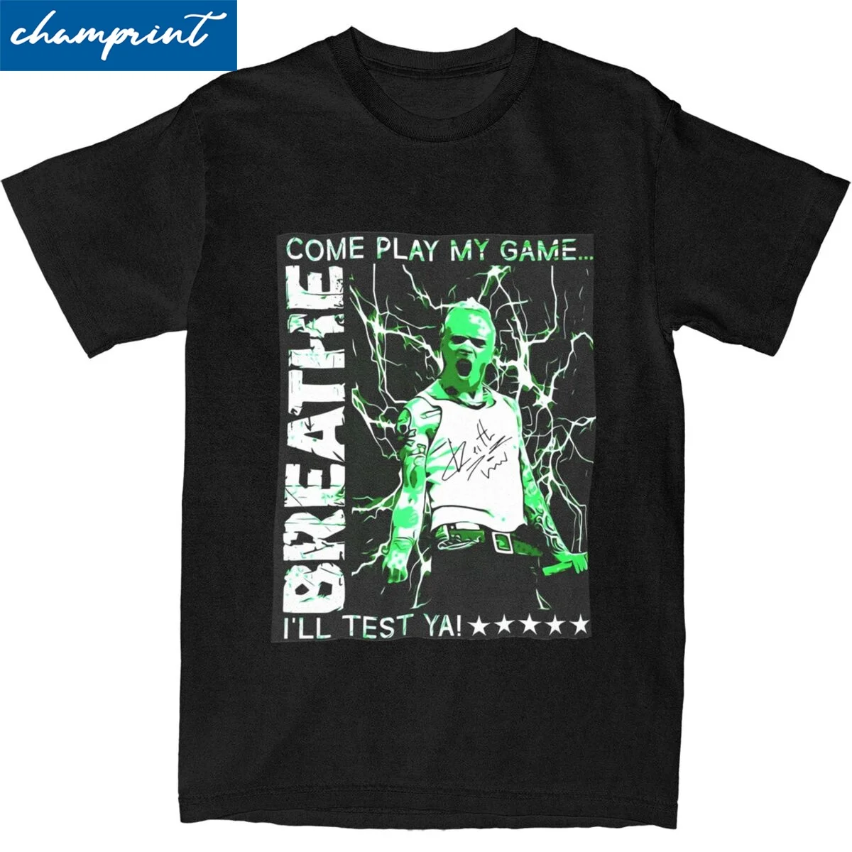 The Prodigy Keith Flint Breathe T Shirts Men Women's Cotton Creative T-Shirts Round Collar Tees Short Sleeve Clothing Big Size