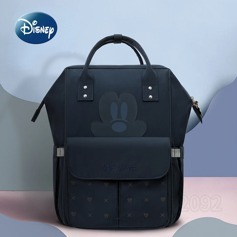 Disney Mickey\'s New Diaper Bag Backpack Luxury Brand Baby Diaper Bag Backpack Cartoon Cute Baby Bag Fashion Women\'s Backpack