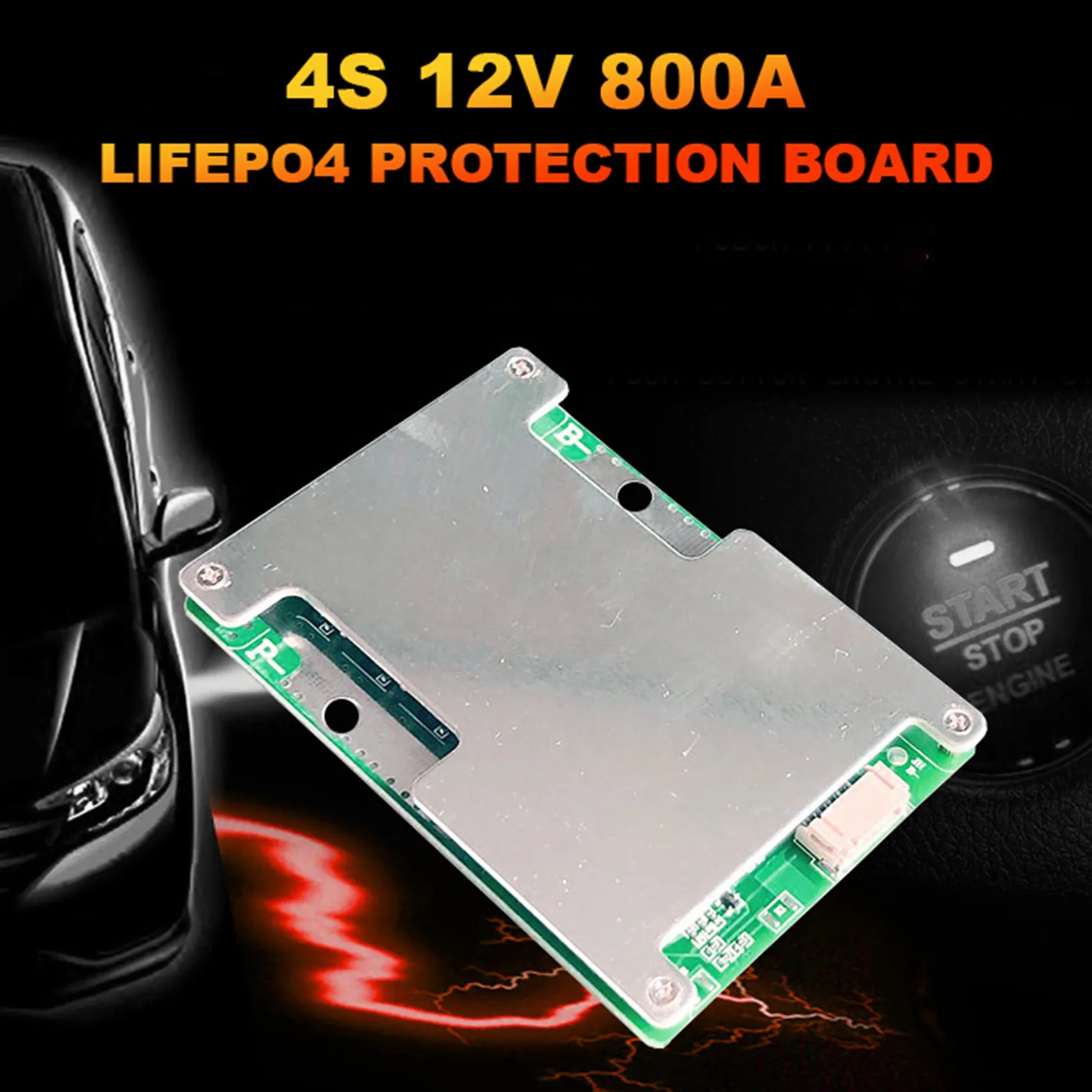 4S 12V 800A LiFePO4 شاحن بطارية ليثيوم BMS لوح حماية مع توازن بطارية الطاقة/تعزيز لوح حماية PCB