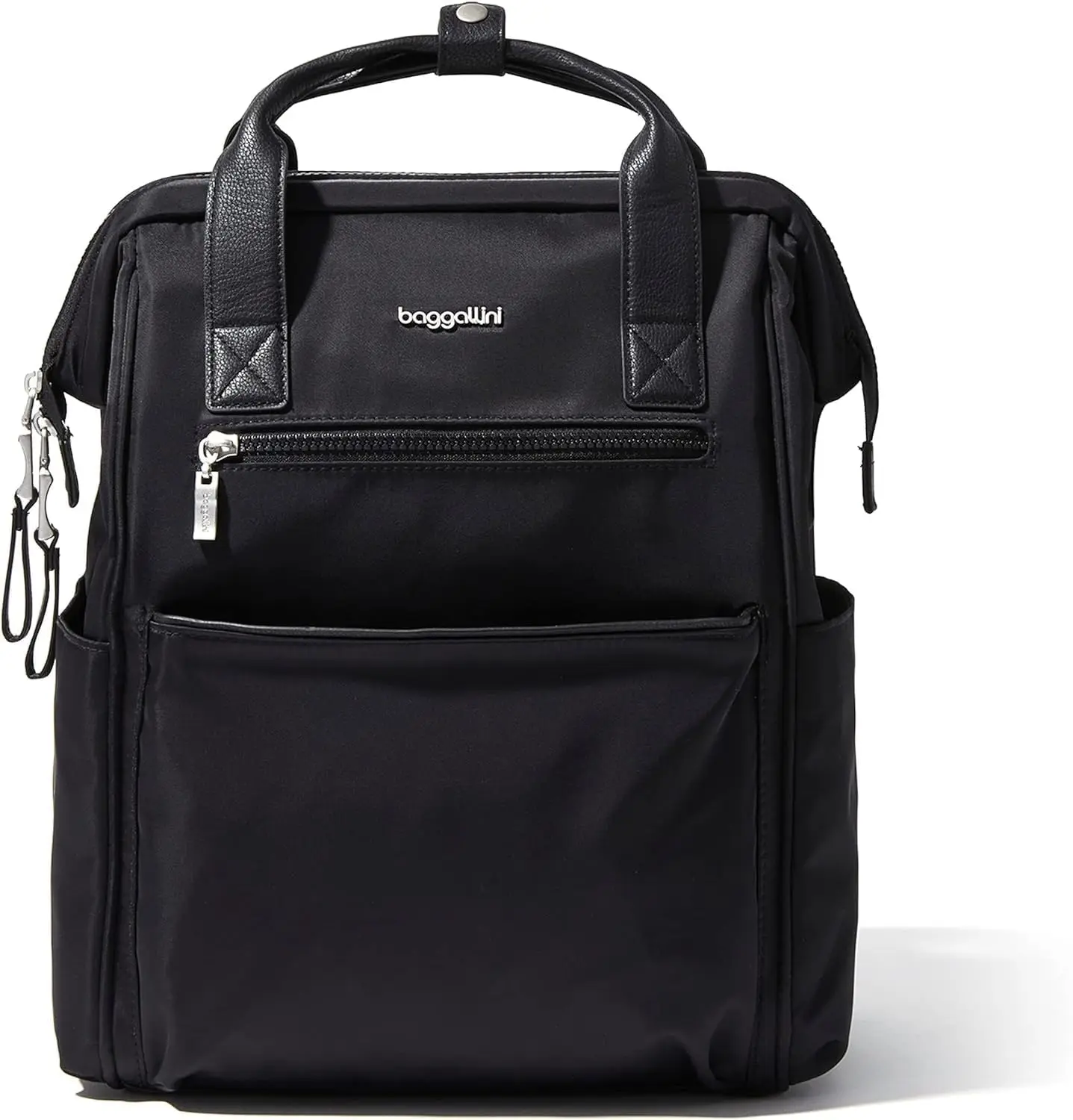 

Lightweight Water-Resistant Laptop Backpack for Women, Travel Luggage Bag in Black