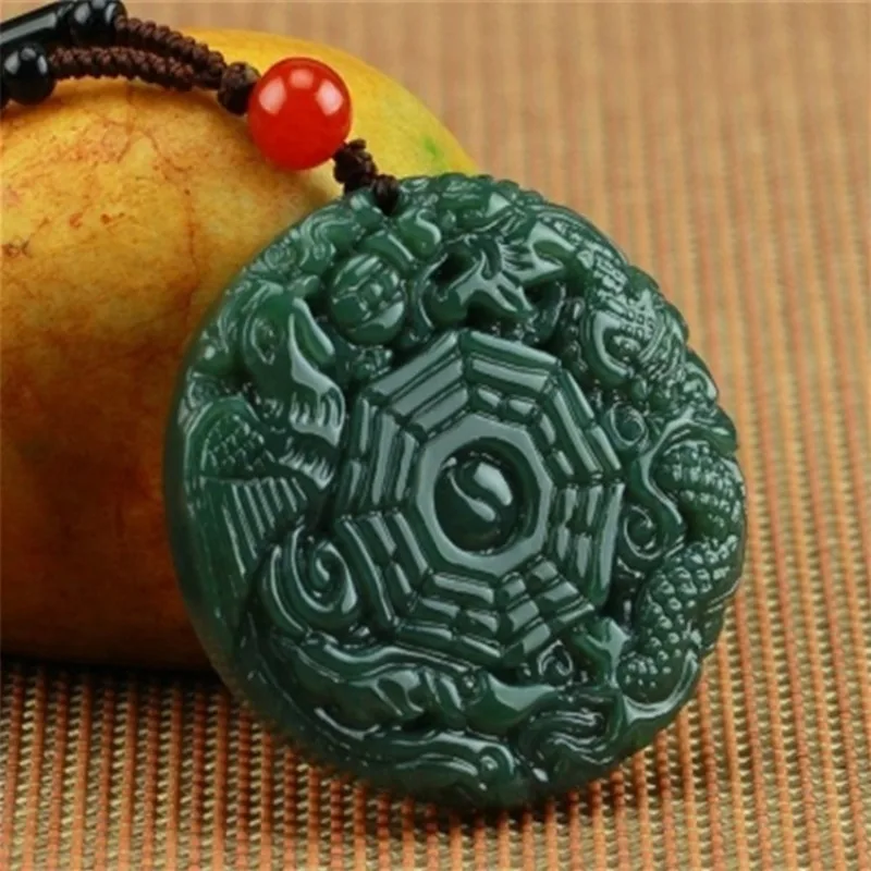 

Dragon and Phoenix Chengxiang Tai Chi Gossip Pendant Pendant Necklace