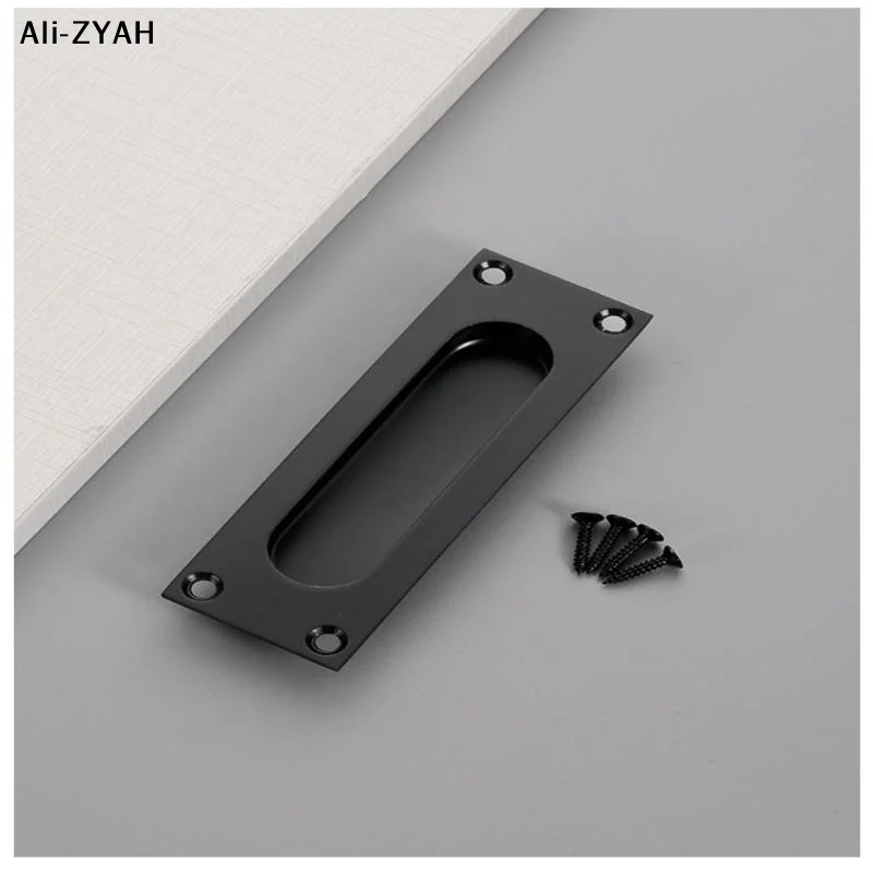 【HY6】【AY1】（）1Pc 2026 Stainless Steel DIY Furniture Handle Concealed Sliding Door Sliding Door Drawer Handle Built-in Handle Tool