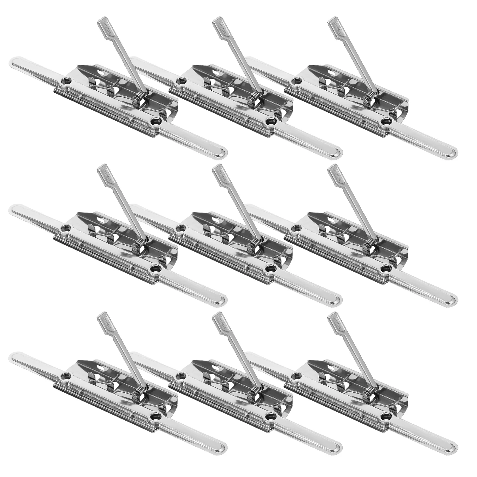 

10Pcs Office File Board Clips Long Press Clipboard Clips Secure Document Holder Compact for Notebooks Files Office School
