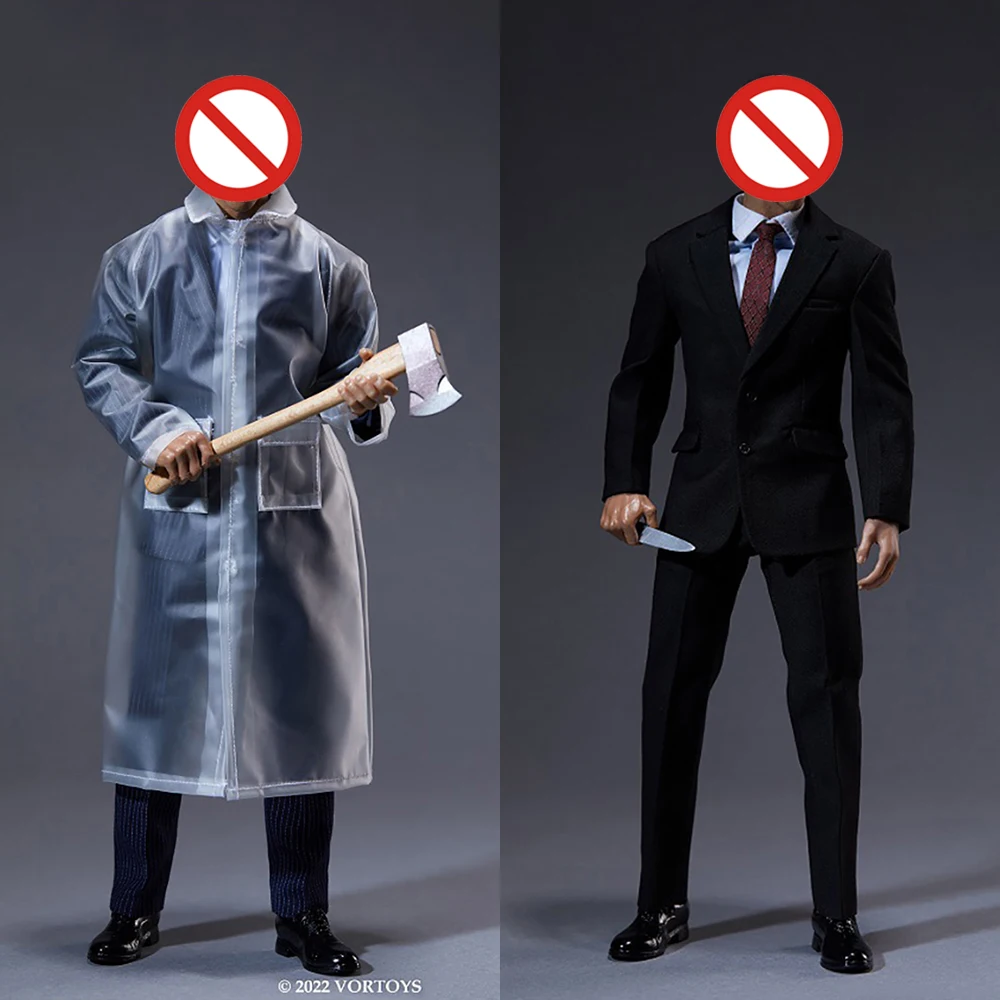 

VORTOYS V1027 1/6 American Psychiatric Suit Male Western-style Suits Raincoat Set Fit 12'' Narrow Shoulder Action Figure Body