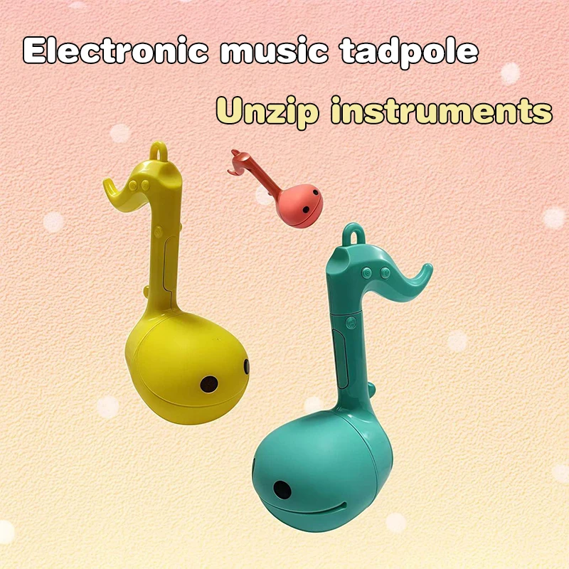 。Soothing Relaxing Musical Instruments Cute Musical Notes Otamatone Mini Electronic Music Creative Sound-producing Musical Toys