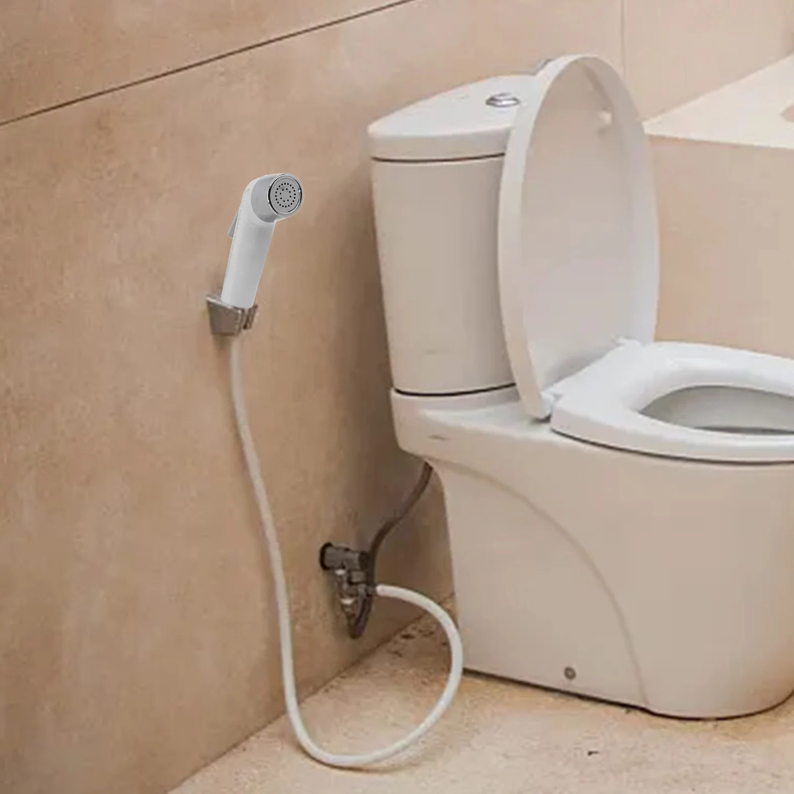 헤드 핸드 스프레이 비데 스프레이 1PC ABS G1/2\\\" 경량 샤워 호스 WC 비데 Douche 위생 패드 샤워 교체