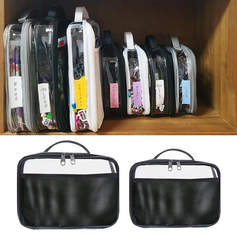 

PVC Transparent Cosmetic Bag Waterproof Travel Organizer Storage Bags Transparent Doll Accessories Make Up Pouch for Travel