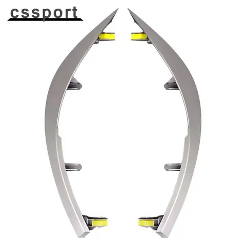 Left+Right For Toyota Corolla 2009-2013 Upper Side Central Dashboard Strip Trim