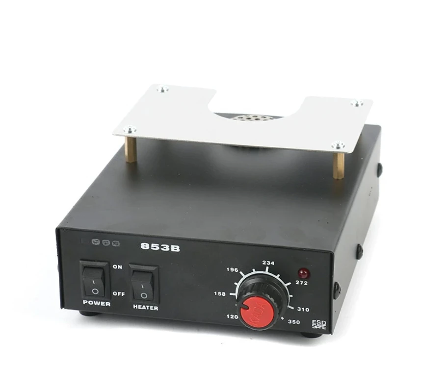 Portable 853B 540W Preheating Table Recovery Table Preheating/Heating/Desoldering Hot Air Adjustable Air