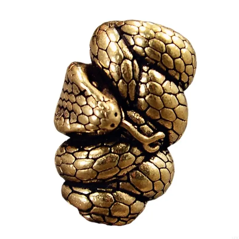 L5YC Snake Serpents Pendant for Necklaces Jewelry and Paracord Projects Lanyard