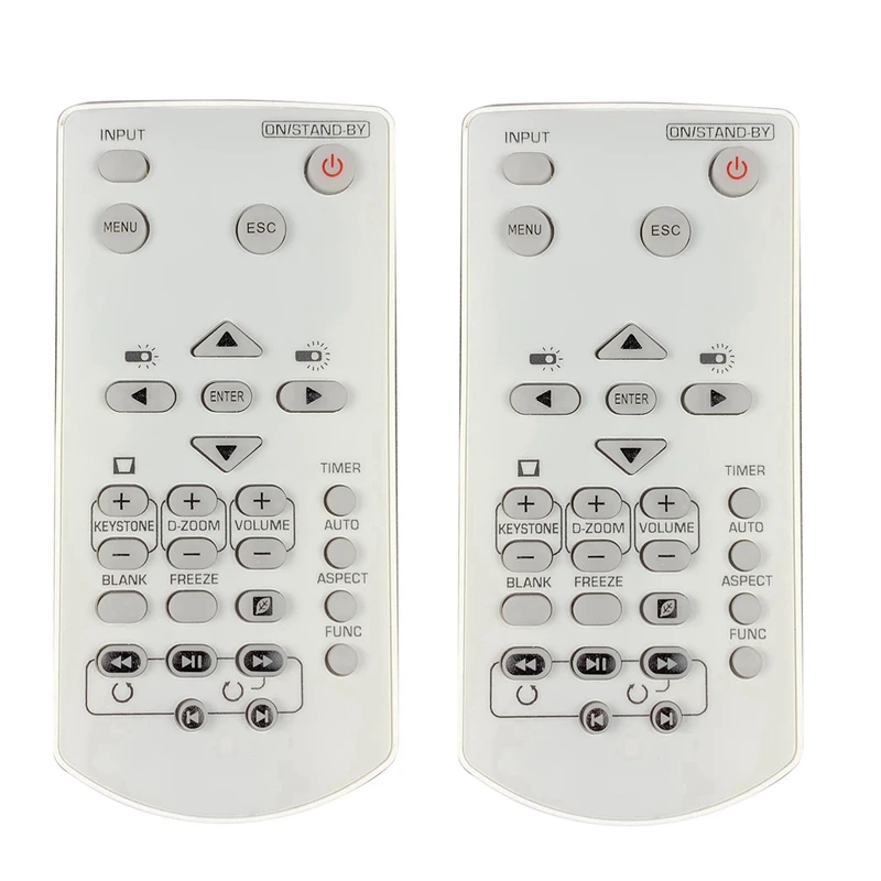 Hot 2X Projector Remote Control For CASIO Projector YT-141 XJ-A142 XJ-A147 XJ-A242 XJ-A247 Replacement Remote Control