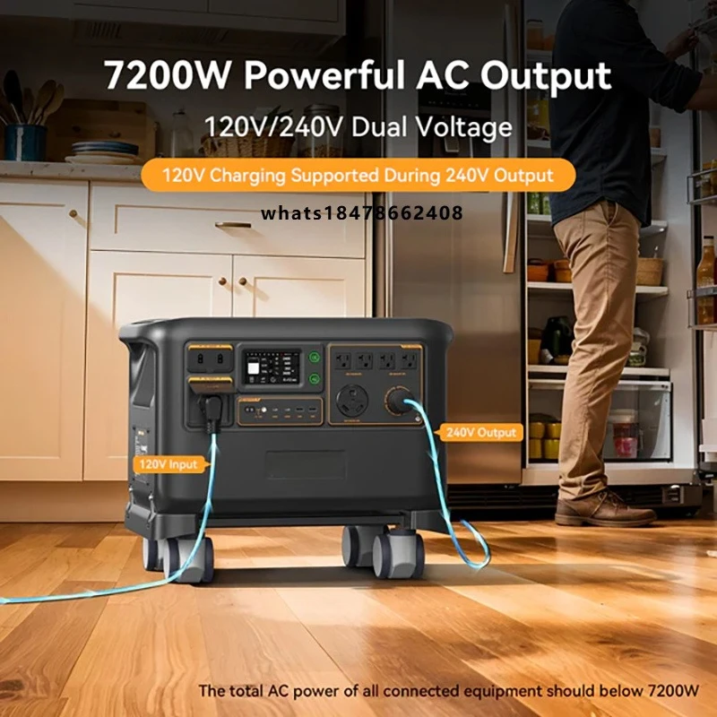 

High Capacity Home Solar Generators Solar Panels Power Station Portable 3600W 7200W LifePO4 for Emergency Power Supply