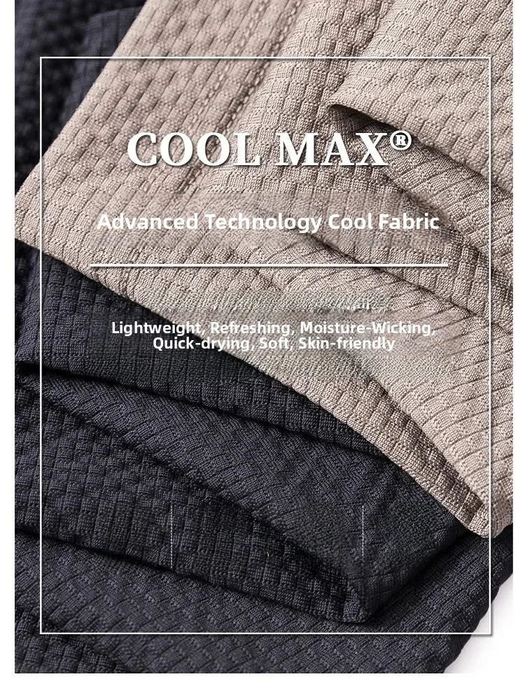 Coolmax zomer heren ademend dun materiaal ort Sve irt Busin casual losse pasvorm Faion Urban Sle jeugd dagelijkse kleding
