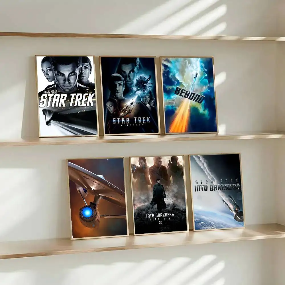 Movie Star T-Trek Anime Poster High Quality Print Waterproof Wall Art Sticker For Bar Living Room Decor Gift