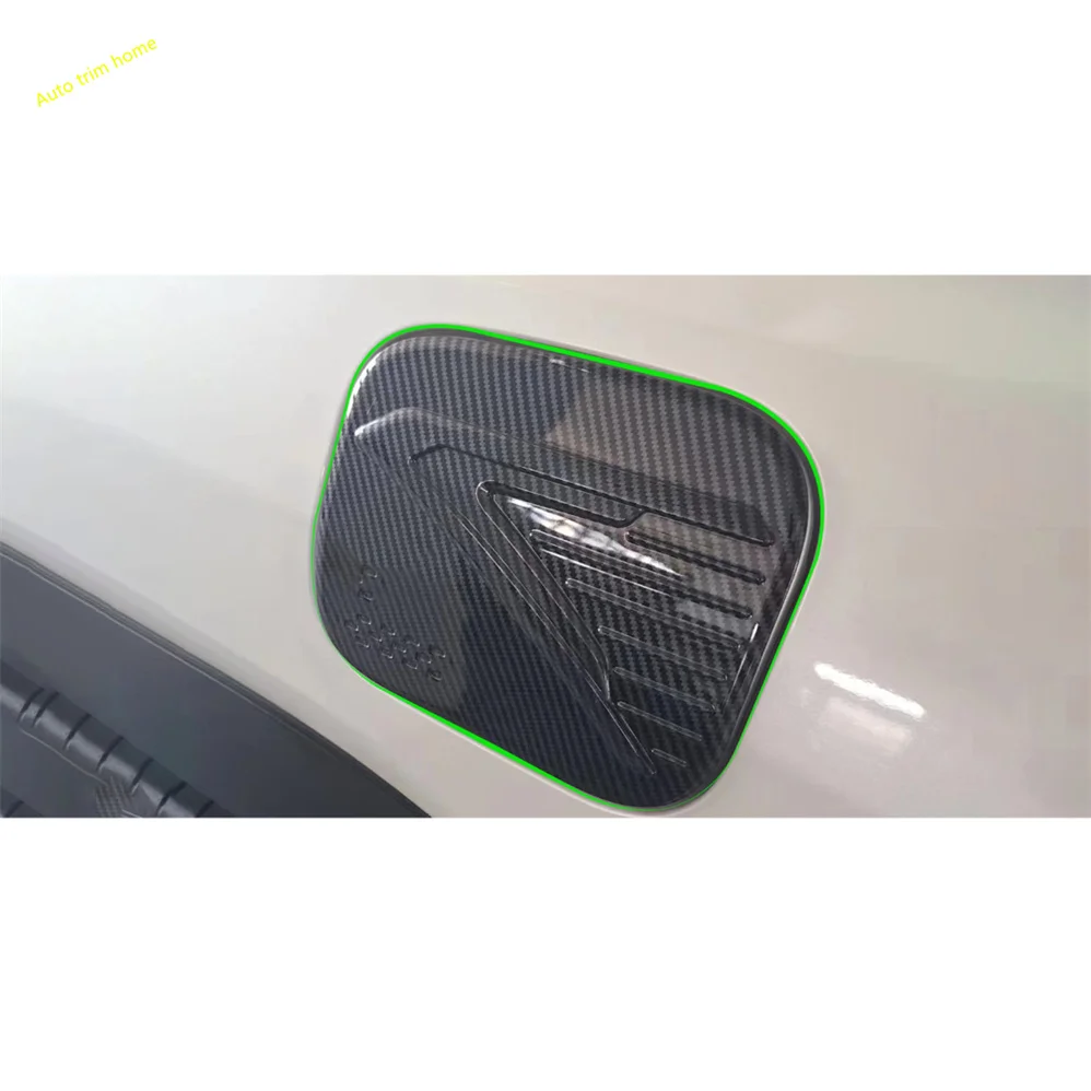 ABS Carbon Oil Gas Tank Front Bumper Fog Lamp Rearview Mirror Cover Trim For Toyota  Kijang Innova Zenix 2023 2024 Accessories