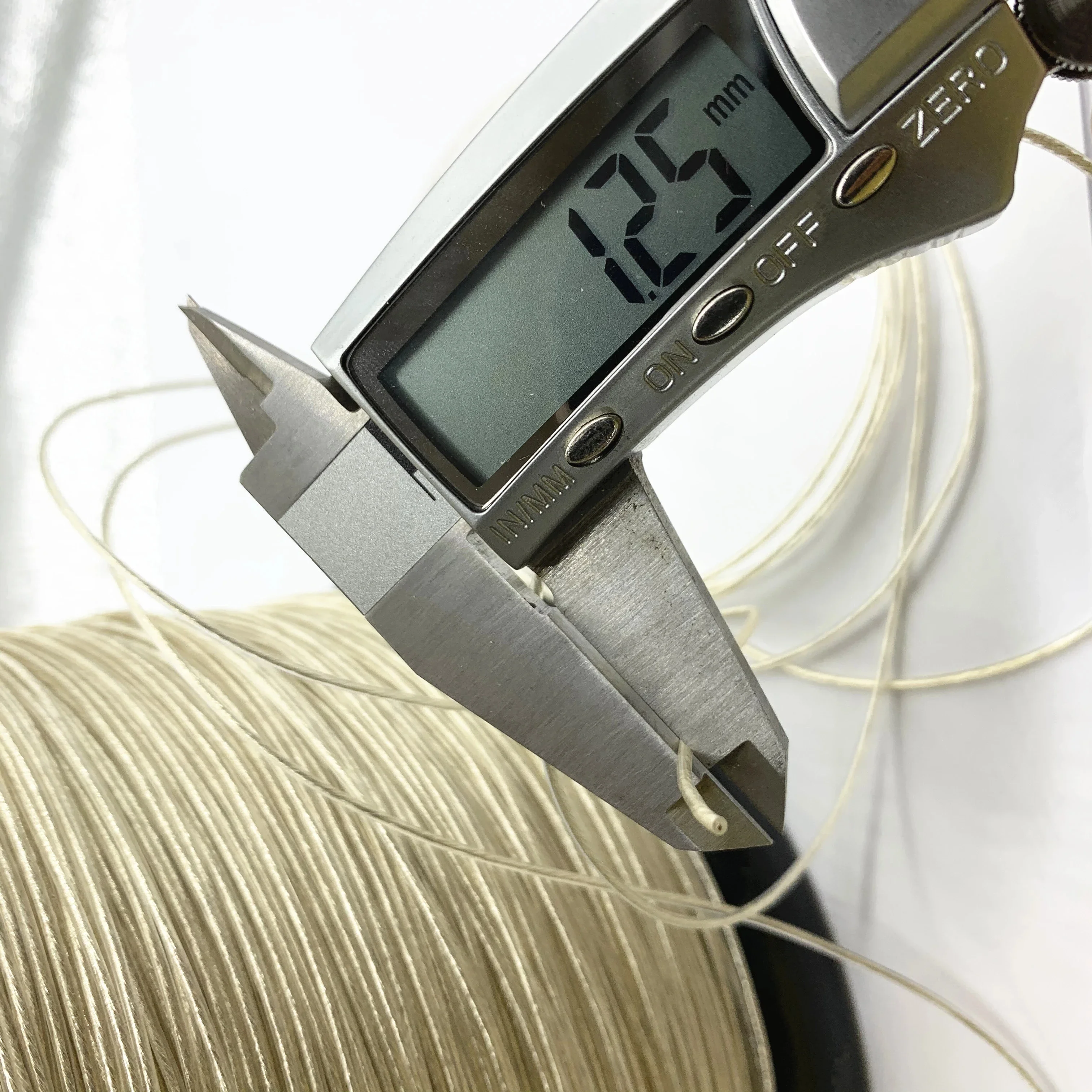 Mềm Mại Litz Cord OCC Bạc Cáp 20 Core * 0.08Mm OD:1.25Mm 24awg 100 Mét