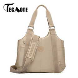 TEGAOTE Beach Tote Bags for Women Designer Luxury Handbags Brand Bolsas Mujer 2024 All-Purpose Crossbody Shoulder Purse Fashion