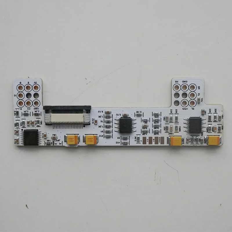 PC Engine TurboNanza AV Mod Kit RGB S-Video Composite Stereo Audio Bypass Board For Core Grafx TurboGrafx Console Mini Din10 Sat