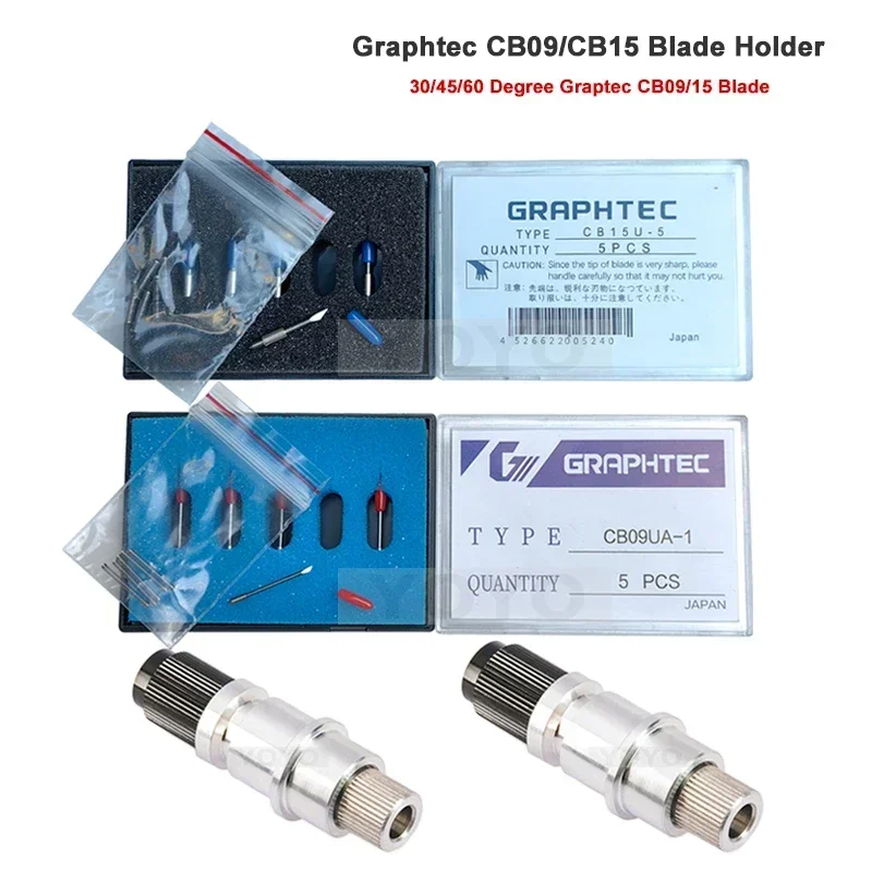 

5PCS For Graphtec CE5000 CE3000 CE6000 Cutting Plotter CB09 CB15 Knife Blade Holder CB09UA-5 CB15UA-5 Cemented Carbide Blade