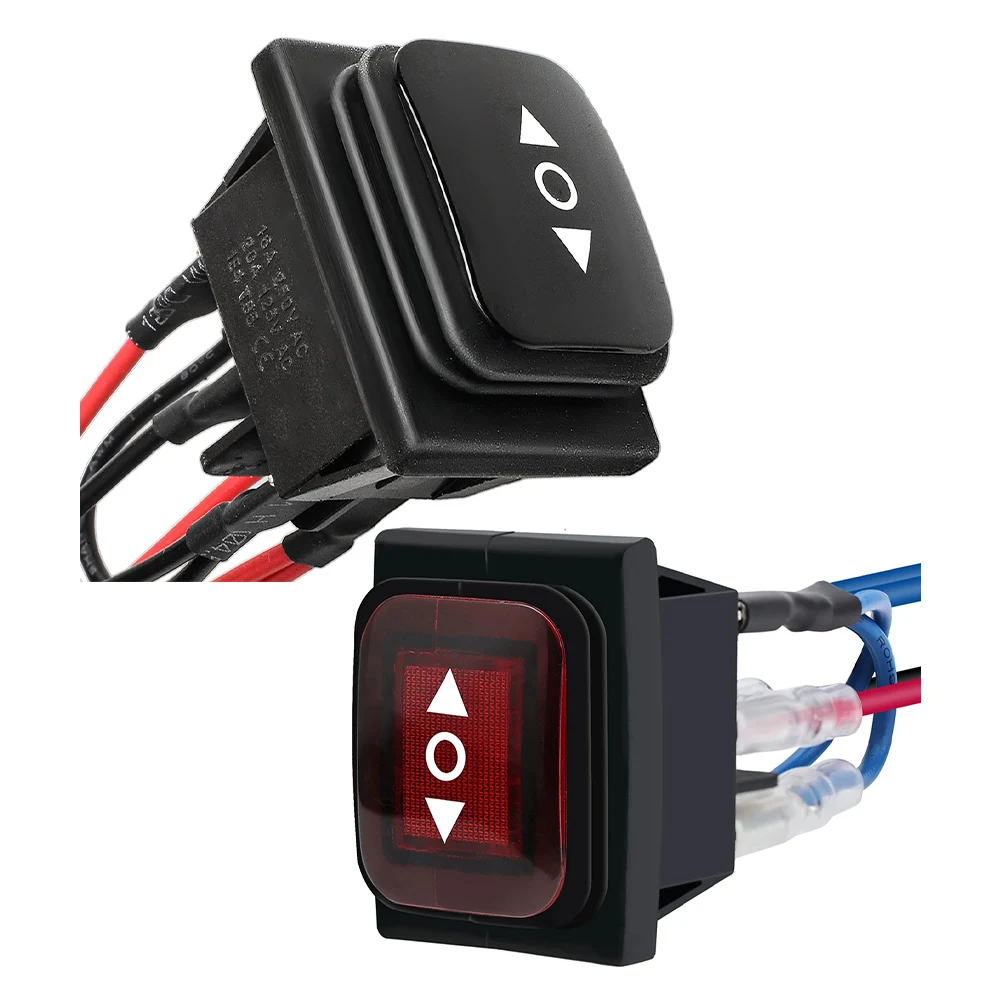 

Control Switch Black DC Motor Control Switch 12V 24V 220V Compatible Adaptable For Motors Automatic Reset Function