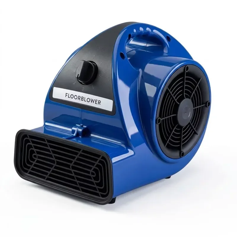 Floor Machine Blue Three Speed Commercial Industrial Blower High Power Powerful Carpet Dehumidification Equipment