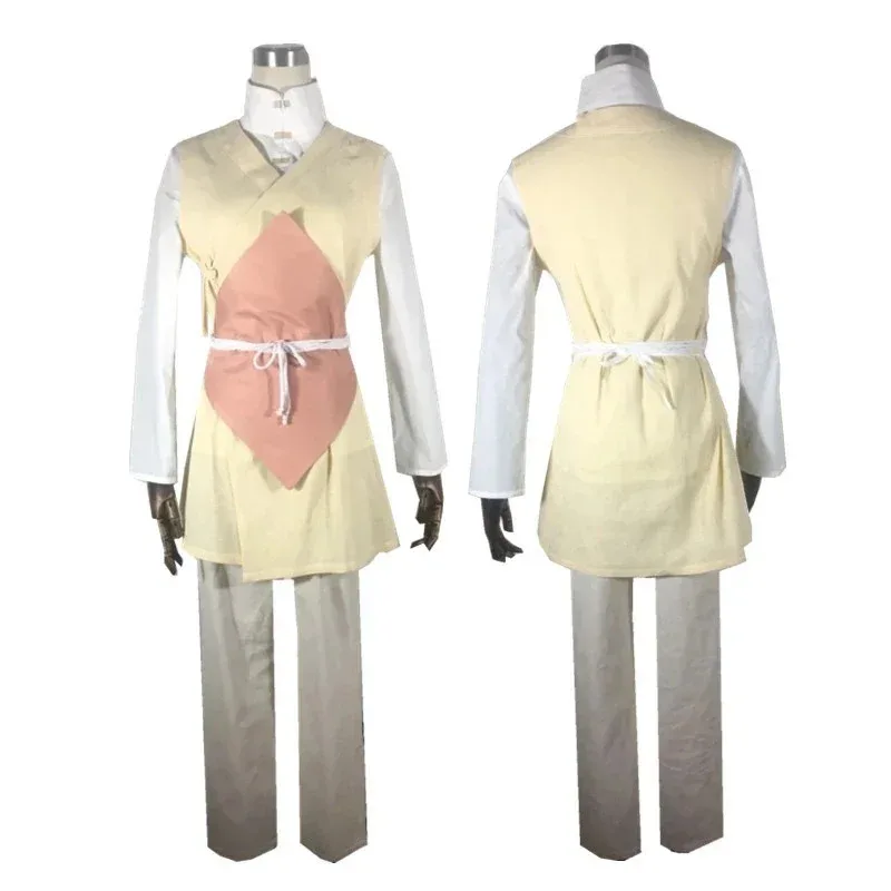 

dd12Anime Dr.STONE Asagiri Gen Cosplay Costume Unisex Adult Fancy Kimono Cute Outfits Suit White Black Wig For Women Men Hal MS