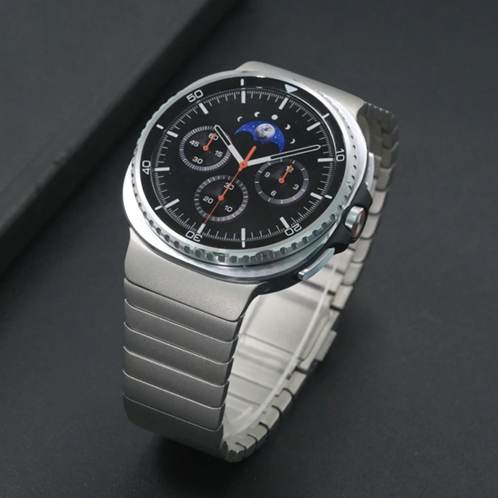 No Gaps Stainless Steel Band for Samsung Galaxy Ultra 2025 47mm 8 Classic 46mm Metal Bracelet Strap for Samsung Galaxy 8 44/40mm