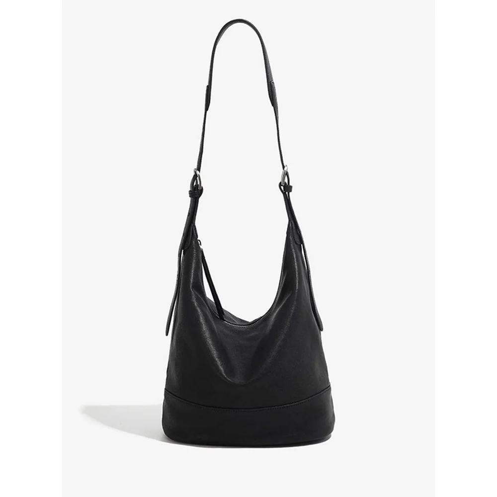 

2025 New Collapse Bag, Fashionable Bucket Bag, Large Capacity Single Shoulder Armpit Bag, Casual Commuting Bag