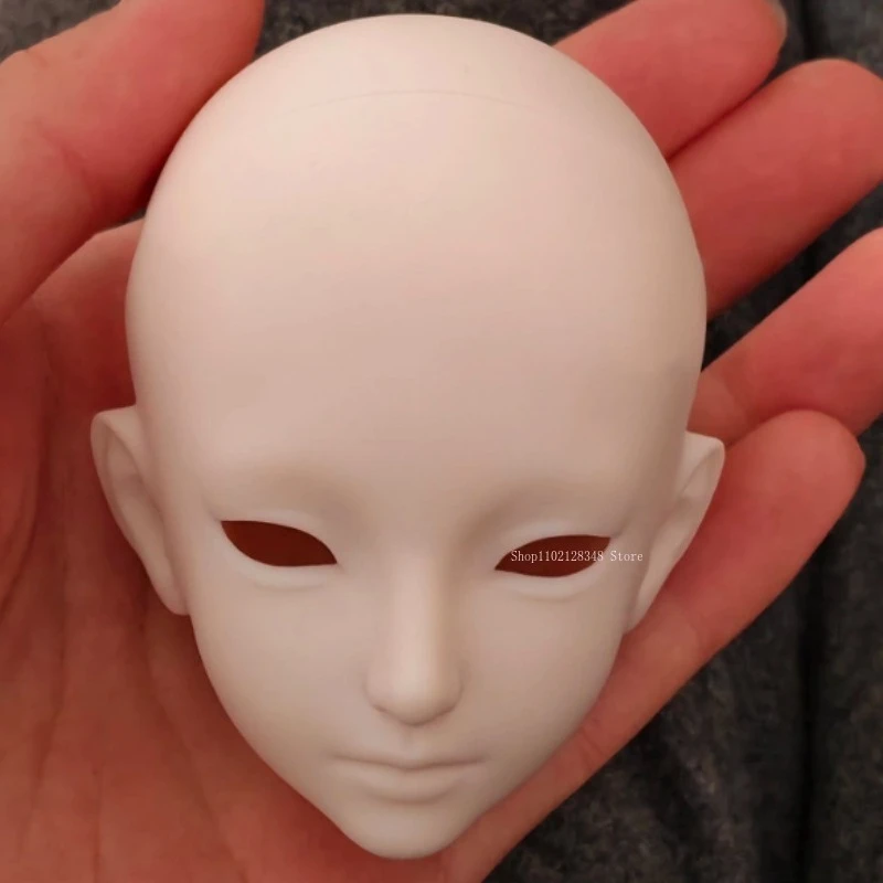 BJD Head 4 Points 1/4 Single Head Without Makeup Mold DIY Joint Doll Accessories Cartoon Animation Characters Decorative Model
